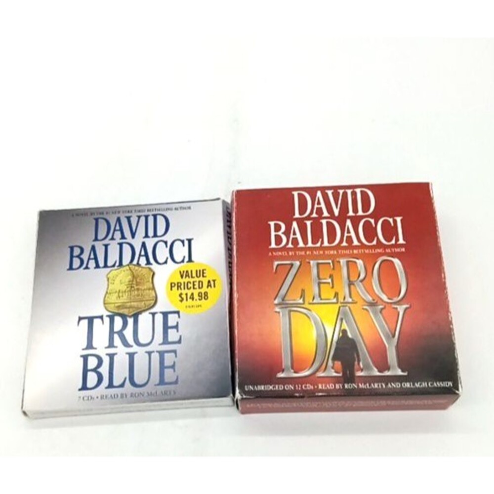 True Blue & Zero Day  by David Baldacci CD Audio Books